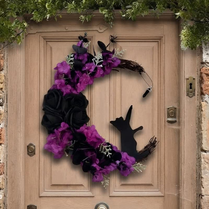 Olivenorma Plastic Fabric Dried Twigs Wood Cutout Gothic Protection Symbol Door Decoration - image 6