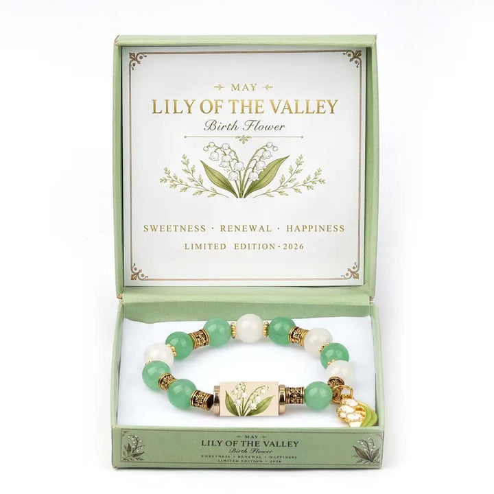FREE Today: Handmade Bohemian Natural Stone Birth Flower Beaded Bracelet for Women - image 9