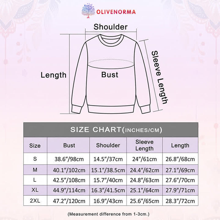 Olivenorma Soft Cotton Blend Breathe Deeper Quote Print Women's Long Sleeve Shirt - image 33