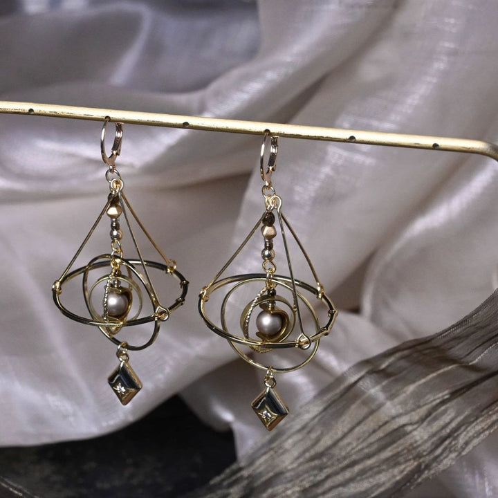 FREE Today: Celestial Planet Universe Asymmetric Solar System Planet Earrings - Earrings 2 - image 7