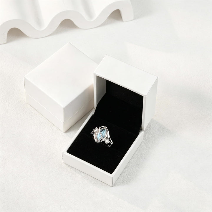 FREE Today: Marquise Cut Moonstone Protection Ring For New Beginning - image 7