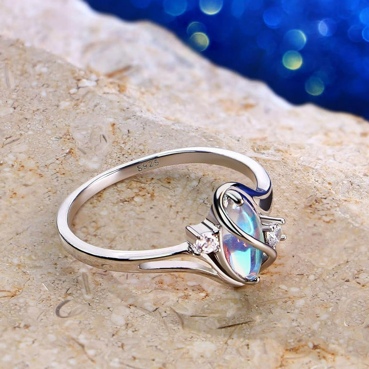 FREE Today: Marquise Cut Moonstone Protection Ring For New Beginning - image 8