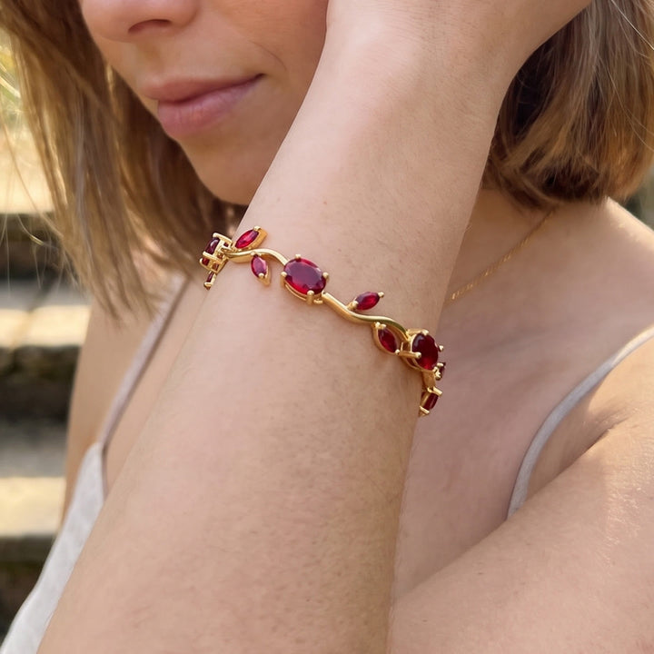 FREE Today: Romantic Tulip Bracelet Multicolor Floral Crystal - image 19