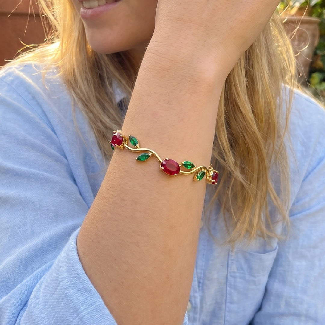 FREE Today: Romantic Tulip Bracelet Multicolor Floral Crystal - image 64