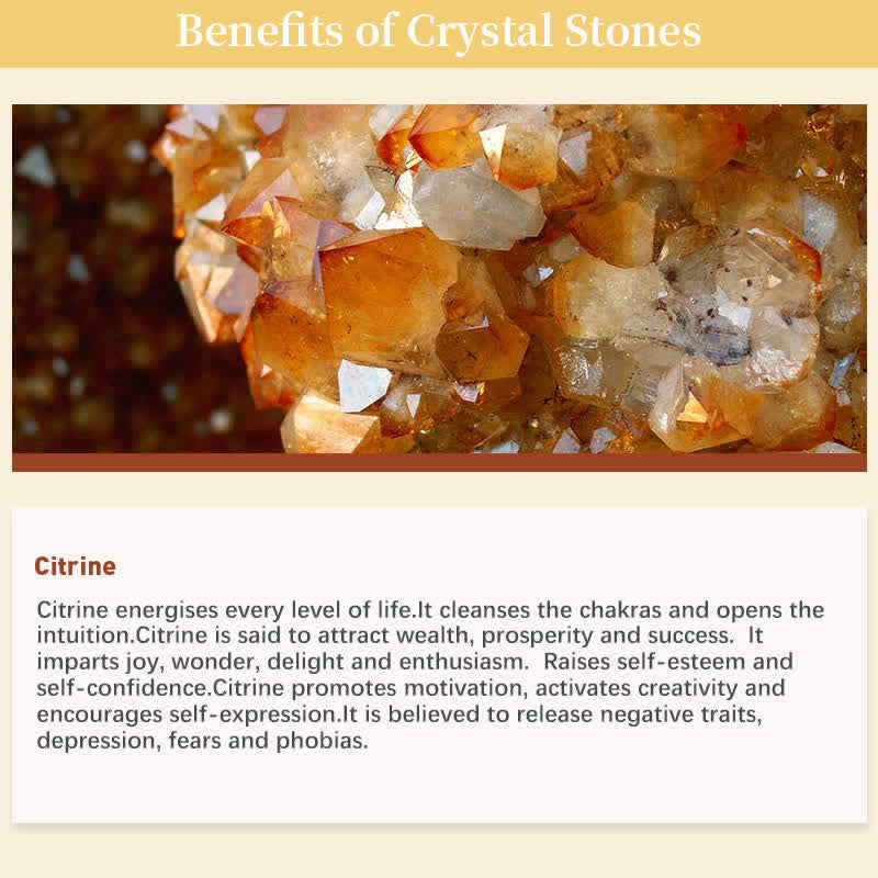 Olivenorma Citrine Natural Tumbled Stone Set