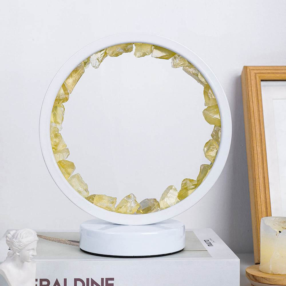Olivenorma Natural "Amethyst Crystal Cluster Zen Light" Lamp Lights LED Decoration Rechargeable - image 7