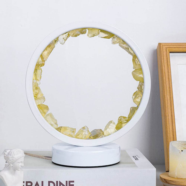 Olivenorma Natural "Amethyst Crystal Cluster Zen Light" Lamp Lights LED Decoration Rechargeable - image 7
