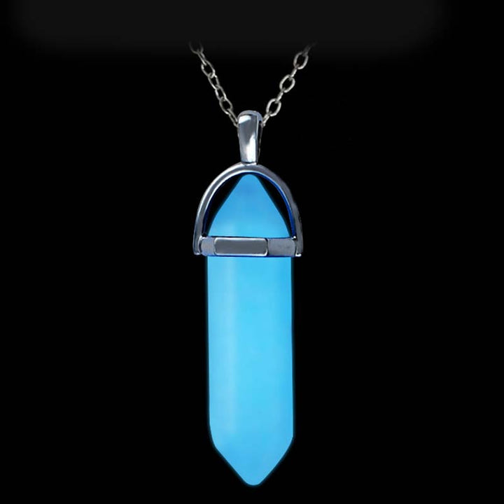 Olivenorma Moonstone Stone Hexagonal Column Necklace