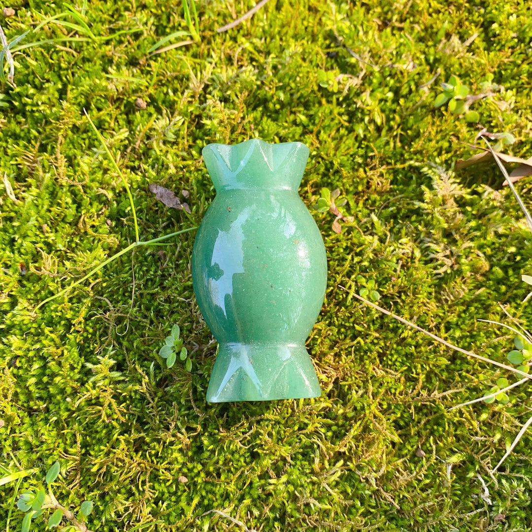 Olivenorma Christmas Candy Crystal Ornaments Gemstone Decoration - Green Aventurine - image 1