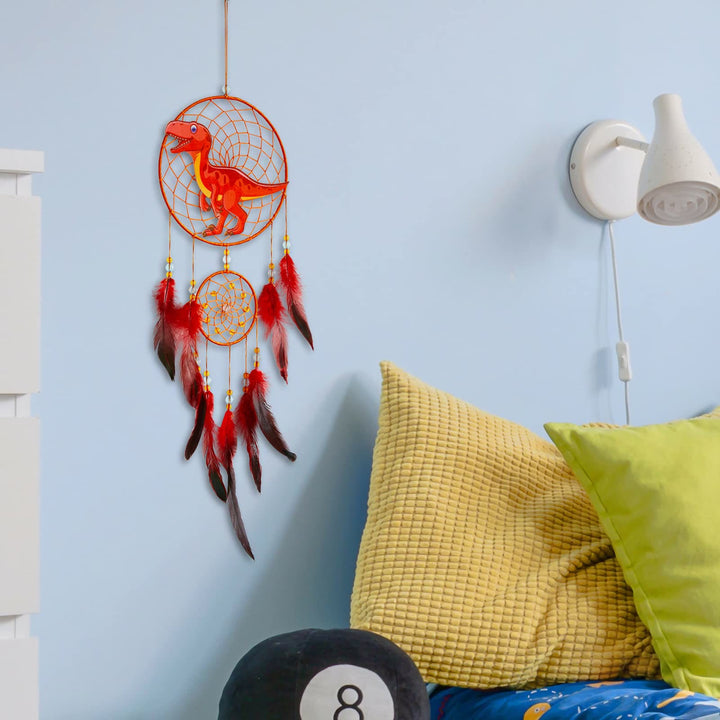 Olivenorma Dinosaur For Kids Feather Dream Catcher