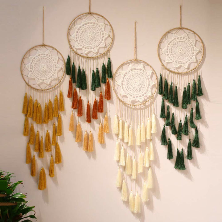 Olivenorma Braided Lace Tassel Pendant Dream Catcher