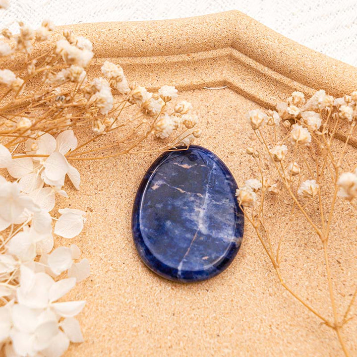 Olivenorma Sodalite Calm Thumb Worry Stone