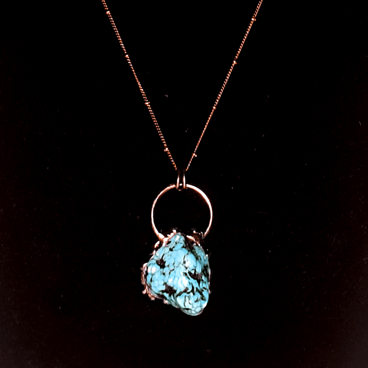 Olivenorma Natural Irregular Turquoise Necklace