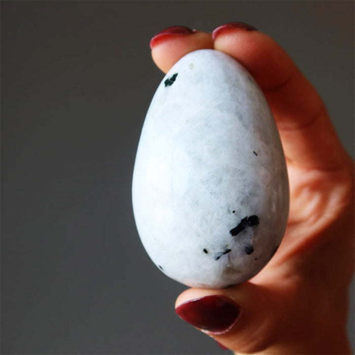 Easter Moonstone Tourmaline New Beginnings Crystal Egg