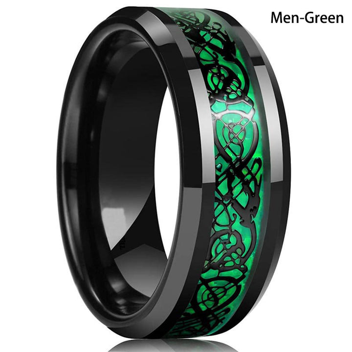 FREE Today: For Noble Love Couple Rings - Men-Green - 13 - image 23