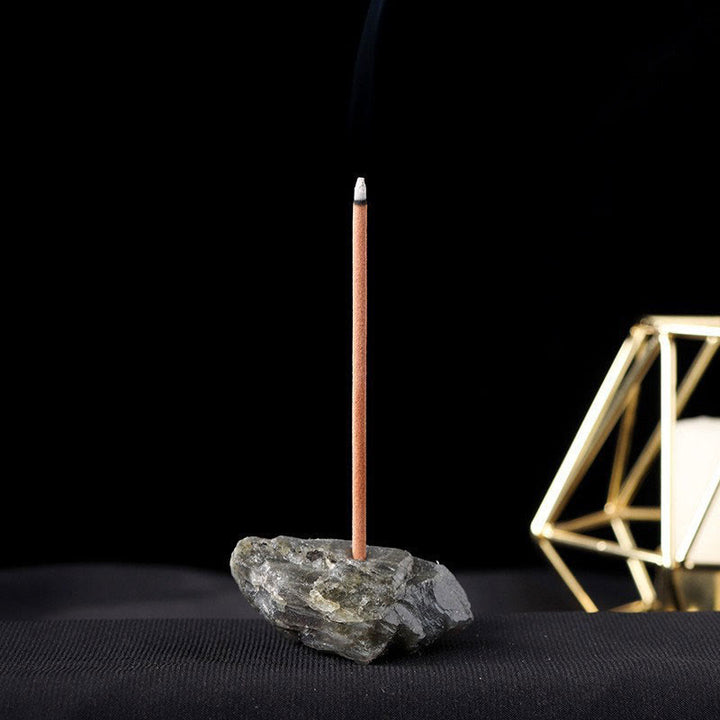 Olivenorma Crystal Raw Stone Incense Stick Holder Gemstone Decoration - image 33