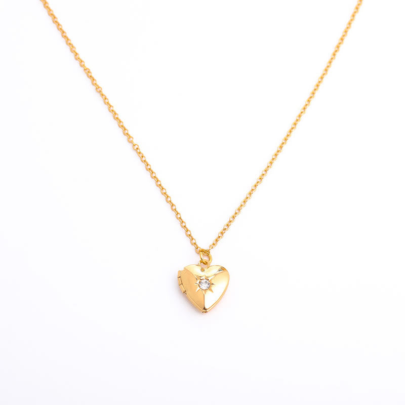 Olivenorma "Shine in My Heart"-Birthstone Heart Album Gift Card  Necklace - image 25