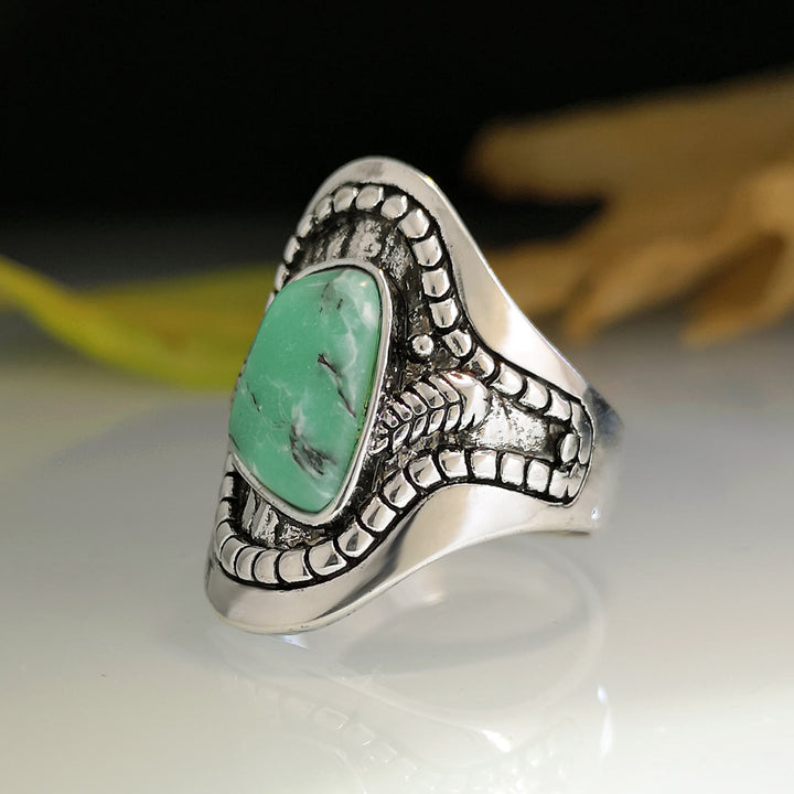 Olivenorma Vintage Large Turquoise Ring