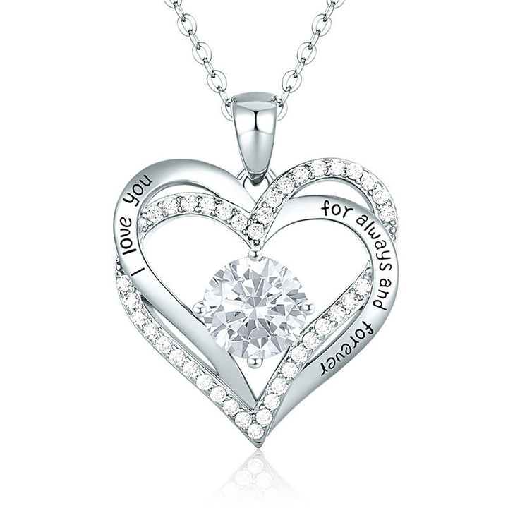 Olivenorma "I Love You Always and Forever" – Forever Love Birthstone Heart Necklace - image 9