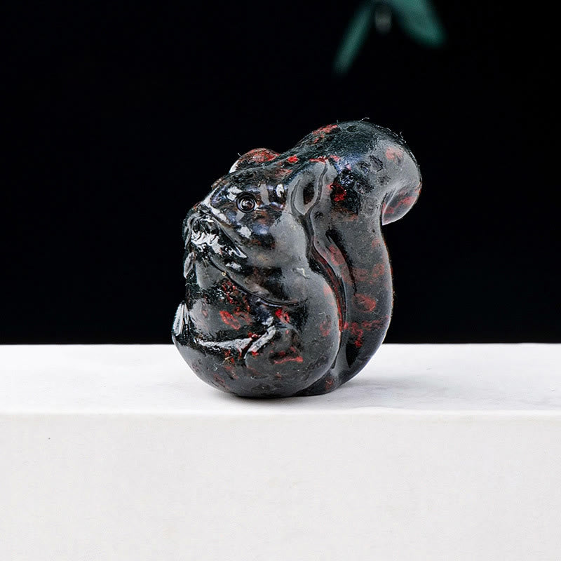 Olivenorma Natural Crystal Squirrel Carving Ornament Gemstone Decoration - image 34