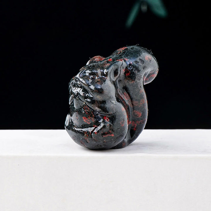 Olivenorma Natural Crystal Squirrel Carving Ornament Gemstone Decoration - image 34