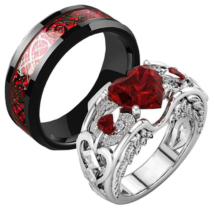 (Clearance 30% OFF / CODE: OFF30) Olivenorma For Noble Love Couple Rings