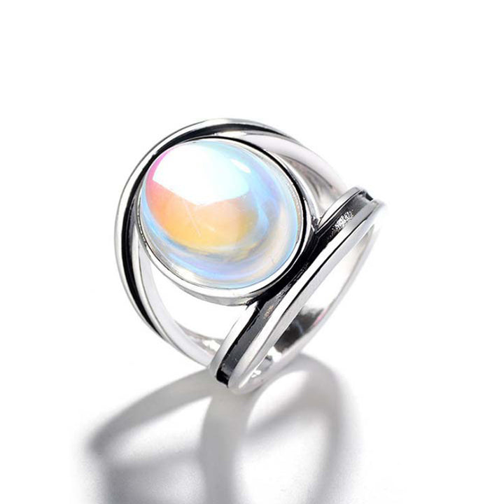 Olivenorma Pure Colorful Moonstone Orgone Ring