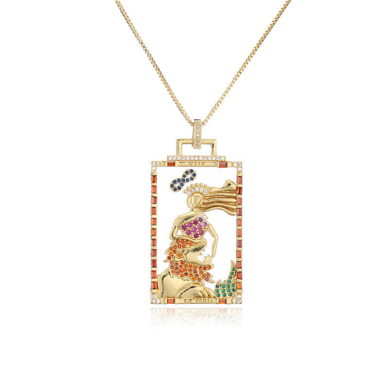 Olivenorma Tarot Card Colors Necklace