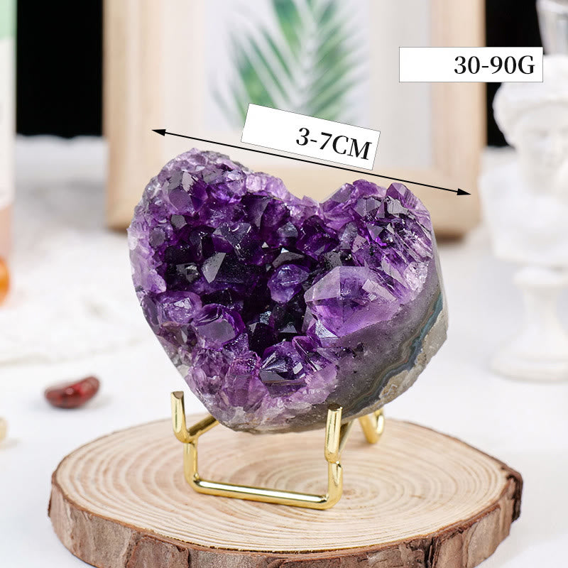 Olivenorma Amethyst Crystal Cluster Natural Stone