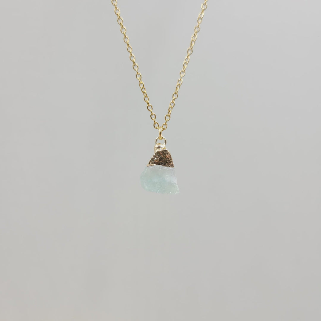 Olivenorma Irregular Crystal Raw Stone Gem gemstone Necklace