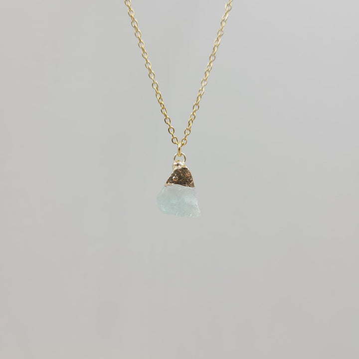 Olivenorma Irregular Crystal Raw Stone Gem gemstone Necklace