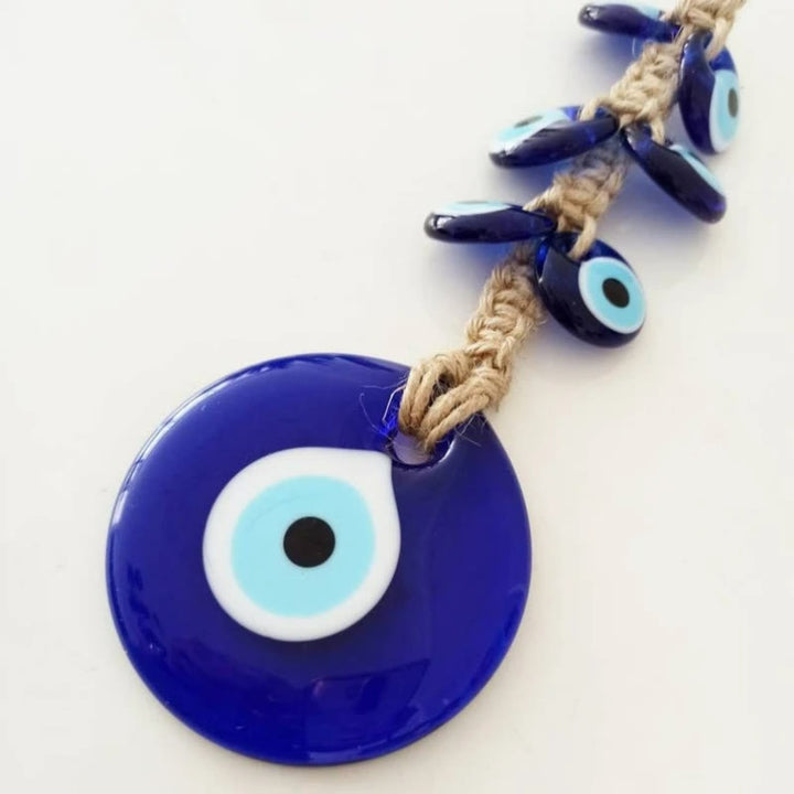 Olivenorma Evil Eye Glass Blue Wall Hanging Decoration Ornament