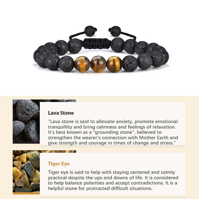 Natural Crystal Stone Healing Bracelet