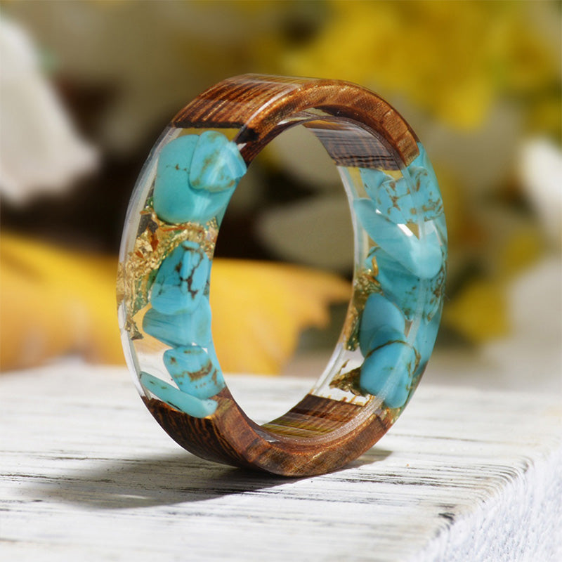 Olivenorma Intellectual & Optimistic - Handmade Wood Ring