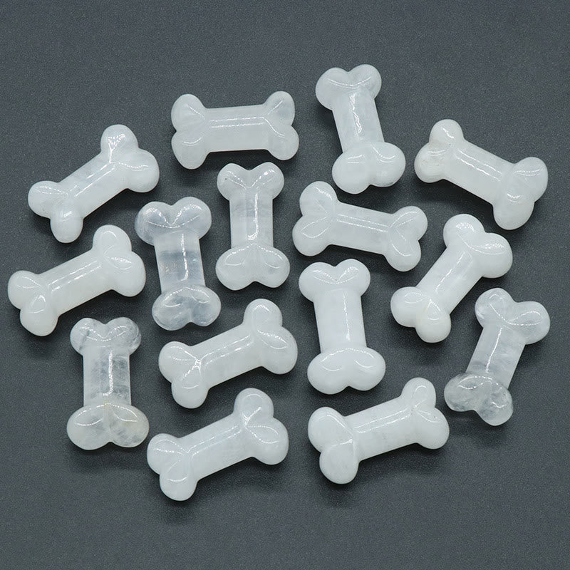 Olivenorma Natural Quartz Crystal Mini Bone Gemstone Decoration - image 22