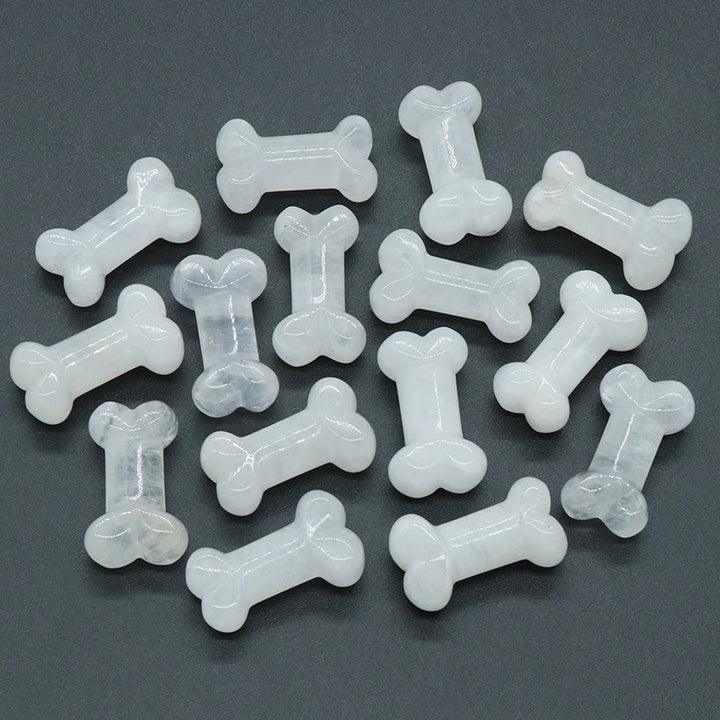 Olivenorma Natural Quartz Crystal Mini Bone Gemstone Decoration - image 22
