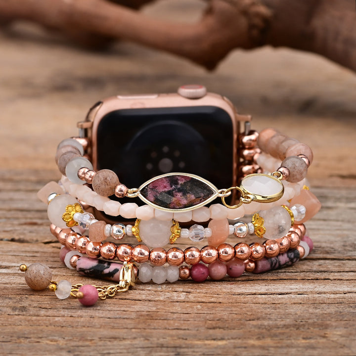 Olivenorma Pink Opal Apple Watch Bracelet