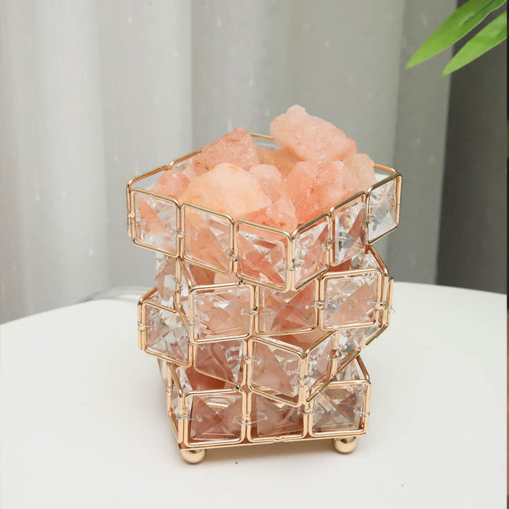 Olivenorma Four layer Rubiks Essential Oil Crystal Aromatherapy Lamp