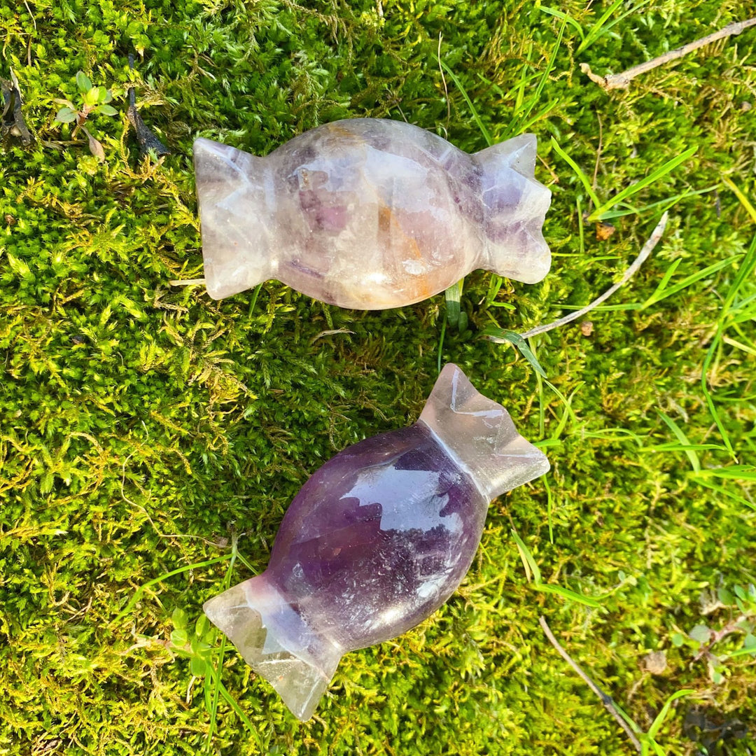 Olivenorma Christmas Candy Crystal Ornaments Gemstone Decoration - Amethyst - image 5