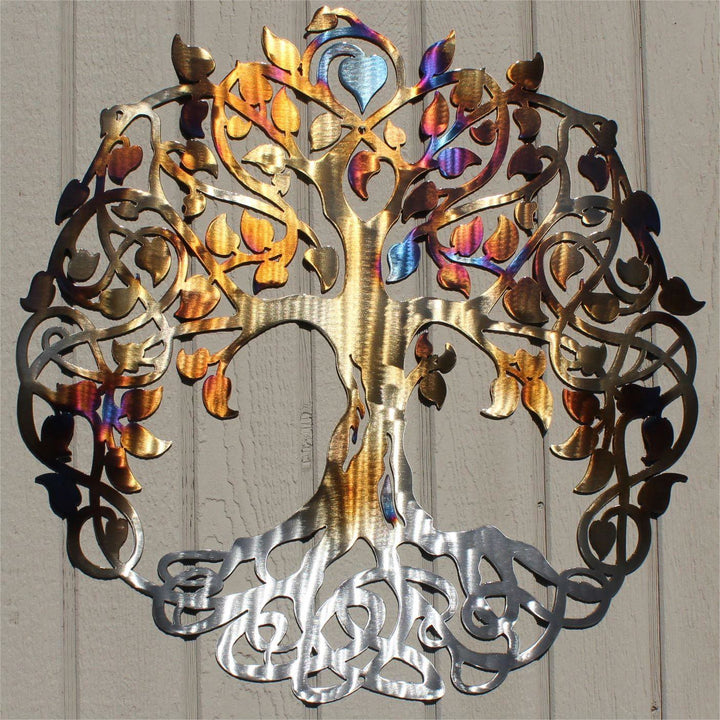 Olivenorma Tree Of Life Home Art Metal Wall Decor