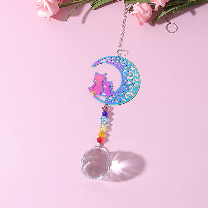 Olivenorma Clear Crystal Hanging Chakra Beads Wind Chime Suncatcher - image 23