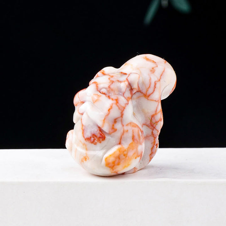 Olivenorma Natural Crystal Squirrel Carving Ornament Gemstone Decoration - image 13