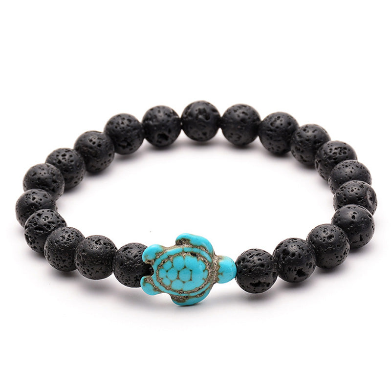 Natural Stone Turtle Bracelet