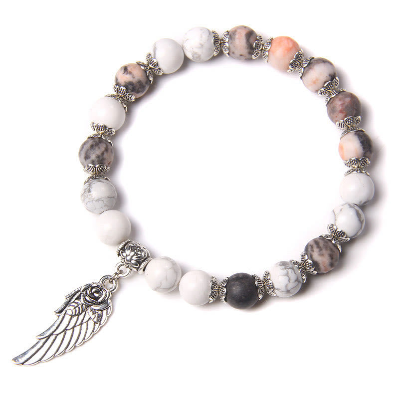 Olivenorma "Peace Energy" - Colors Crystal Agate Wing Bracelet