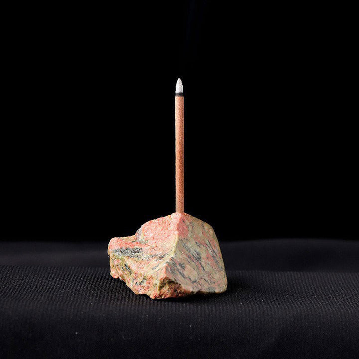 Olivenorma Crystal Raw Stone Incense Stick Holder Gemstone Decoration - image 27