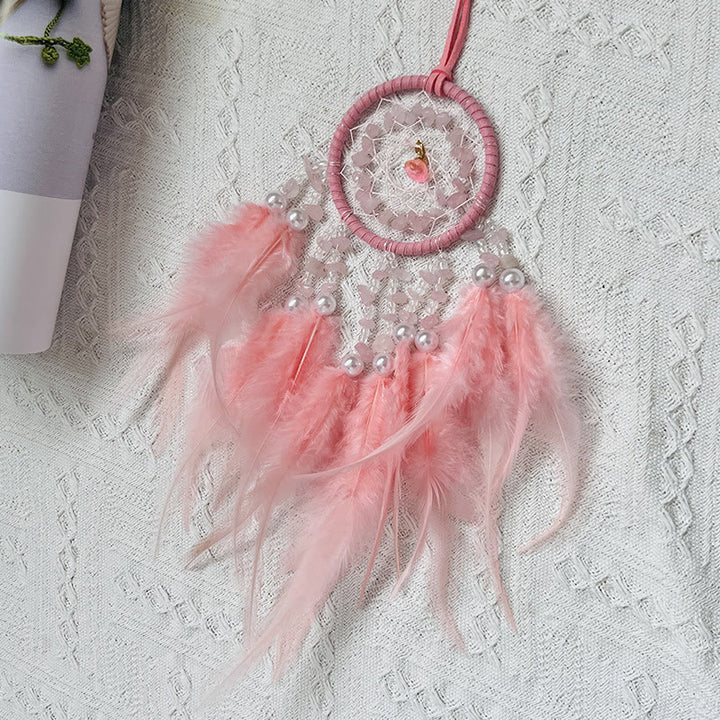 Olivenorma Car View Mirror Hanging Handwoven Dream Catcher