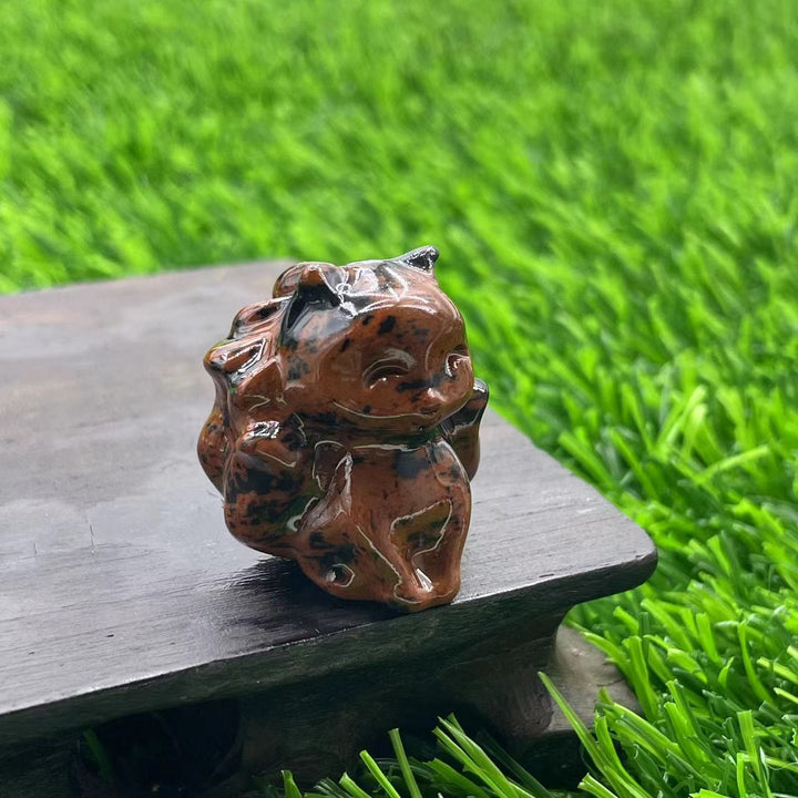 Olivenorma Natural Stone 3cm Nine Tailed Fox Gemstone Decoration - image 22