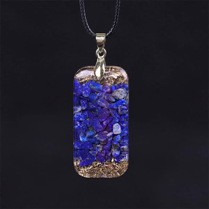 Olivenorma Raise Consciousness - Lapis Lazuli Orgone Energy Necklace