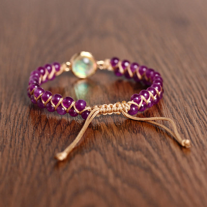 Olivenorma Gemstone Braided Bracelet