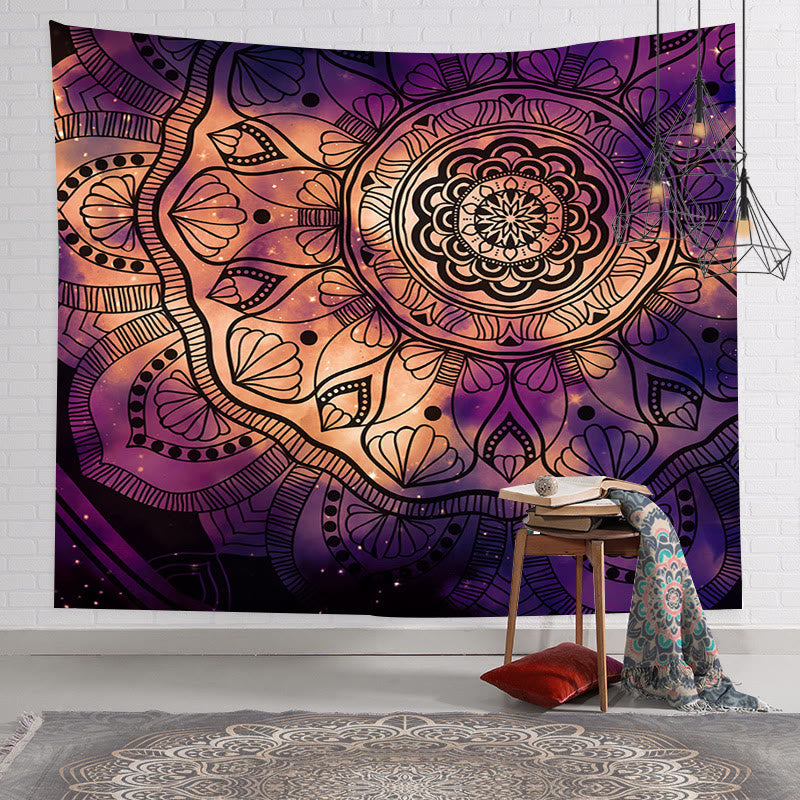 Olivenorma Yoga Backdrop Fabric Decorative Wall Covering Mural Tapestry - Flannel - Big Purple Lotus - 78.74"*59.05"(200*150cm) - image 34